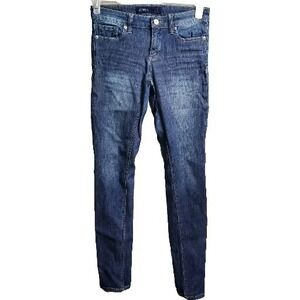 Just Usa Jeans Womens/ Juniors Size 7 Blue Skinny Ankle Stretch